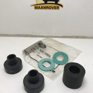 Set of rubber mounts for exhaust