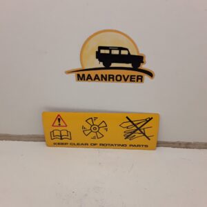 PAK500070 MWC1691   Decal - Radiator